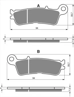 Тормозные колодки дисковые 403 K5