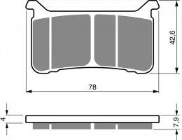 Тормозные колодки дисковые 386 S3