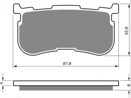 Тормозные колодки дисковые 353 S3