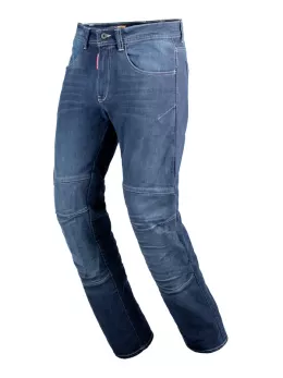 Мотоджинсы STARKS EF56 PYTHON EVO CORDURA DENIM тёмно-синие