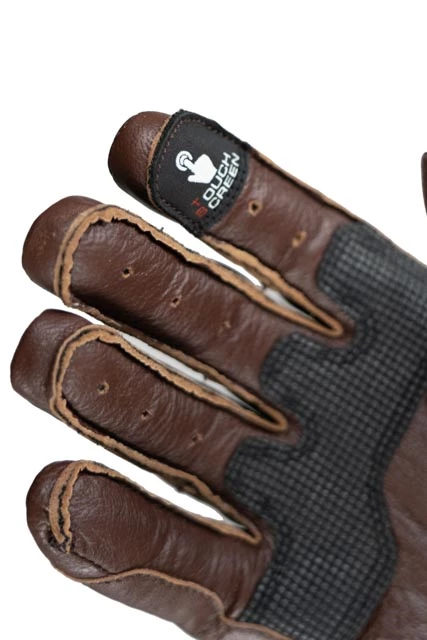 Мотоперчатки кожаные Capella коричневые