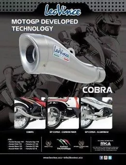 Выхлопная система полная Cobra карбон YBR125 07-12