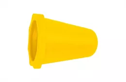 Заглушка выхлопной трубы 40-65мм желтая