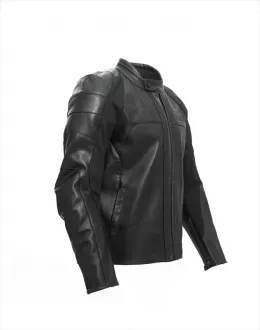 Мотокуртка Hyperlook TheGrom кожаная чёрная