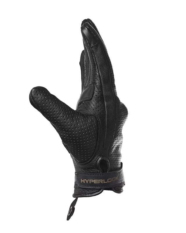 Мотоперчатки Hyperlook Atomic кожаные чёрные