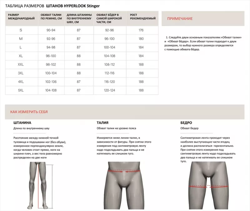 Мотоштаны Hyperlook Stinger чёрные