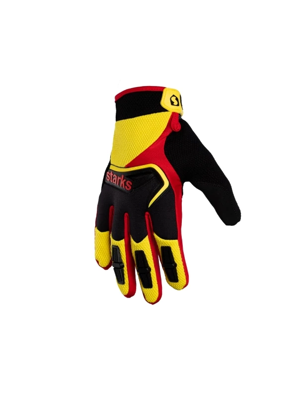 Мотоперчатки детские Phoenix Kids Красный/Желтый