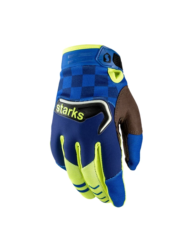 Мотоперчатки Phoenix V3 Синий/Hi-Viz