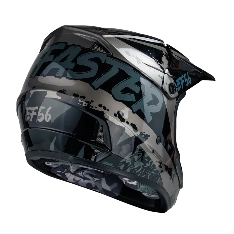 Мотошлем EF56 Base MX чёрный