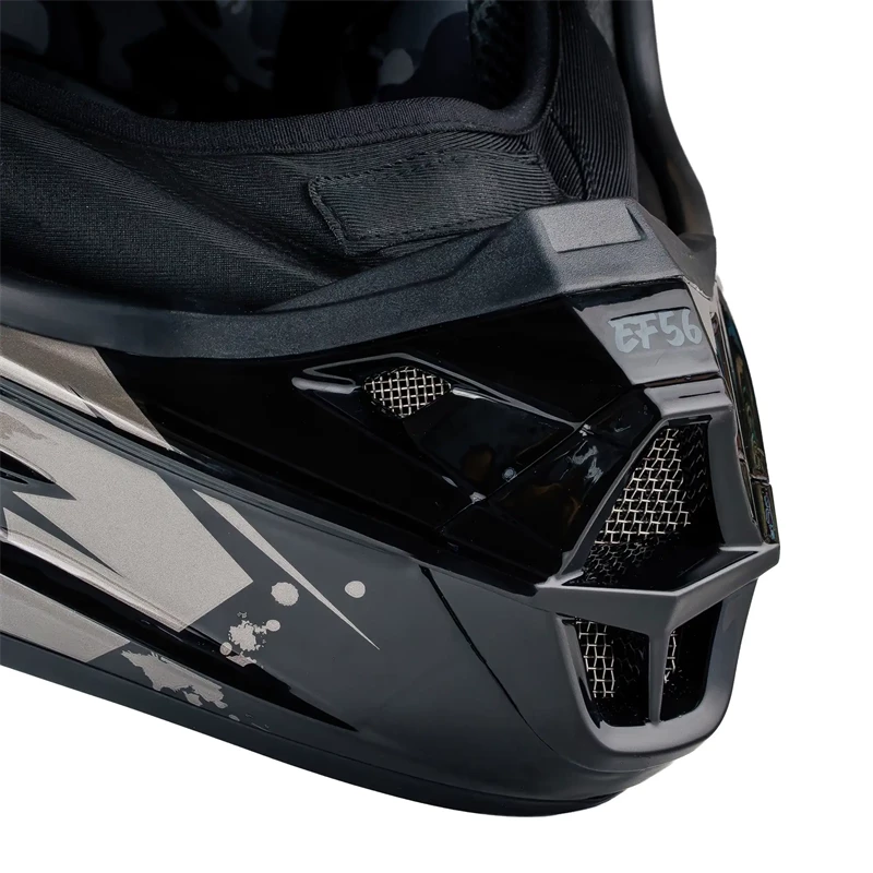 Мотошлем EF56 Base MX чёрный