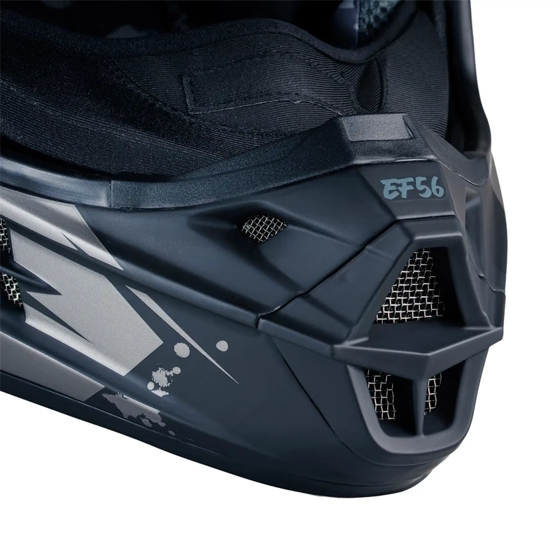 Мотошлем EF56 Base MX чёрный матовый