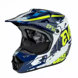 Мотошлем EF56 Base MX сине-белый-HiViz