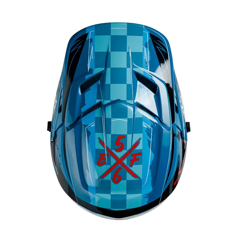 Мотошлем EF56 Base MX бирюзовый