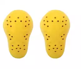 Защитная вставка колен/локтей LEVEL 2 MEMORY PU увеличенная жёлтая