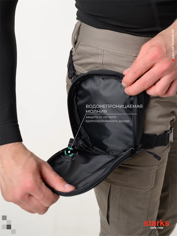 Сумка на бедро WP1 чёрная