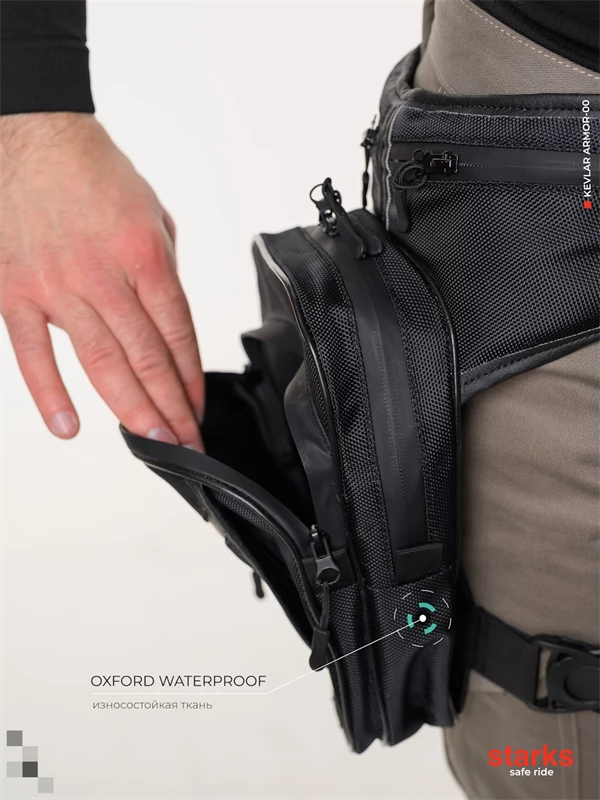 Сумка на бедро WP7 чёрная