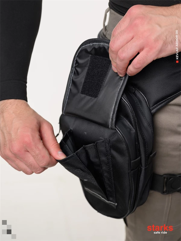 Сумка на бедро WP7 чёрная