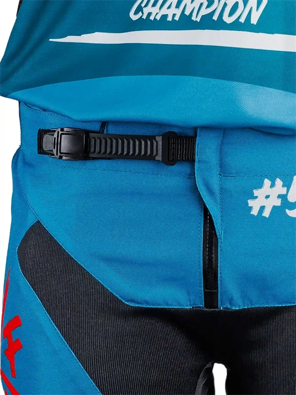 Мотоштаны STARKS EF56 Base Бирюзовый/Красный