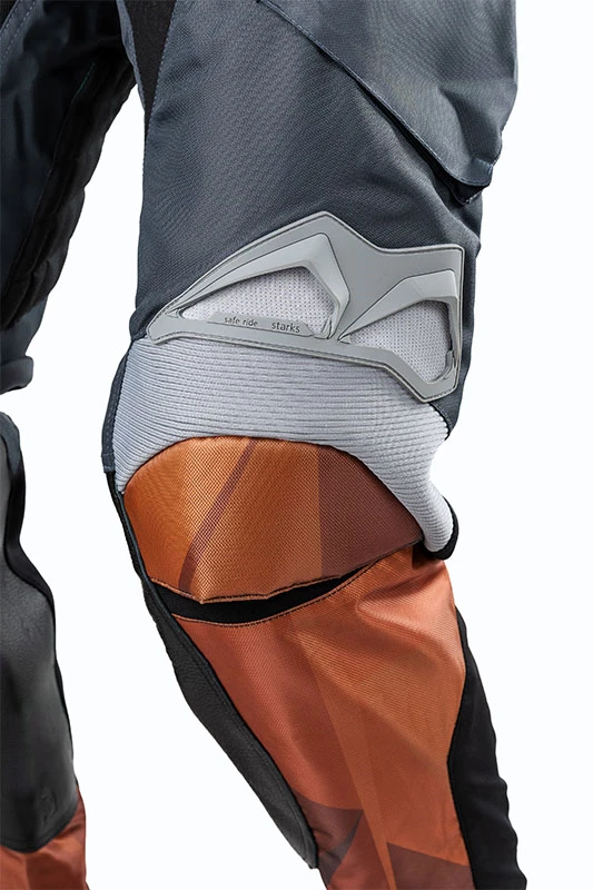 Мотоштаны STARKS Enduro PRO 2.0 Forest/Оранжевый