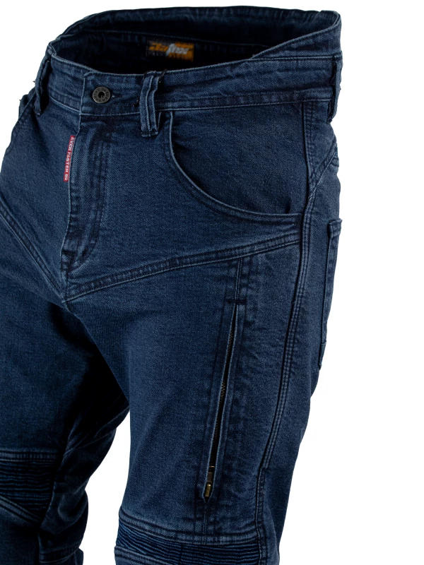 Мотоджинсы EF56 SAVAGE Cordura Denim синие