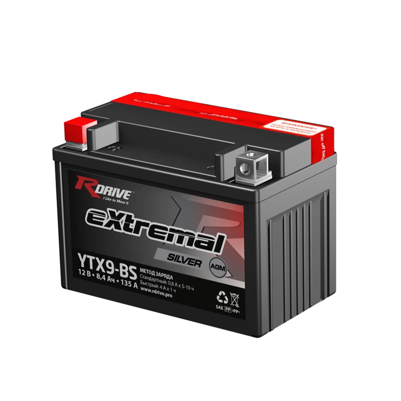 Аккумулятор YTX9-BS/BTX9-BS