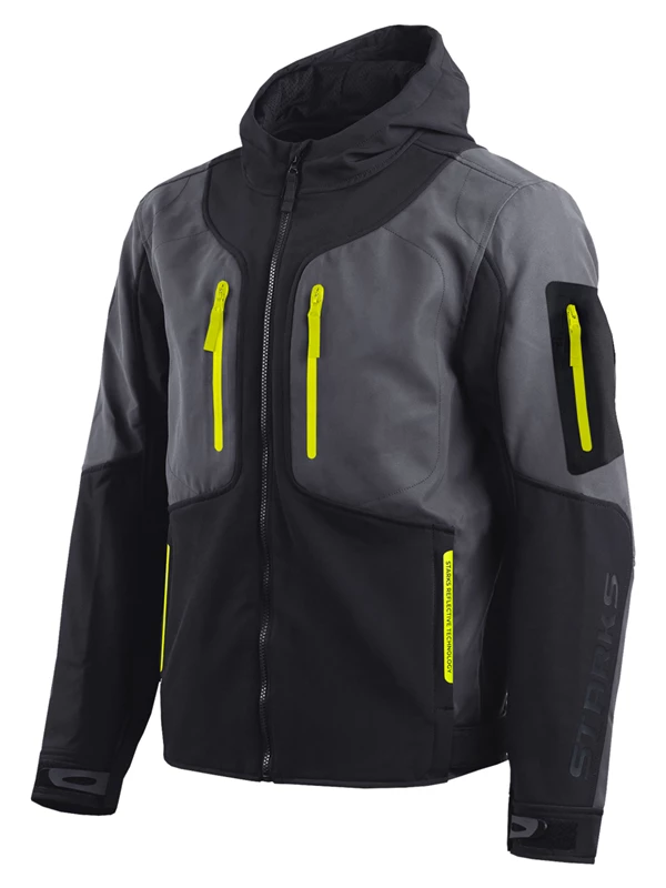Мотокуртка Blazer Shell чёрная/Hi-Viz