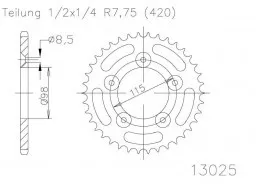 Звезда ведомая 51-13025