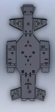 Защита днища 3мм CF X6PRO3