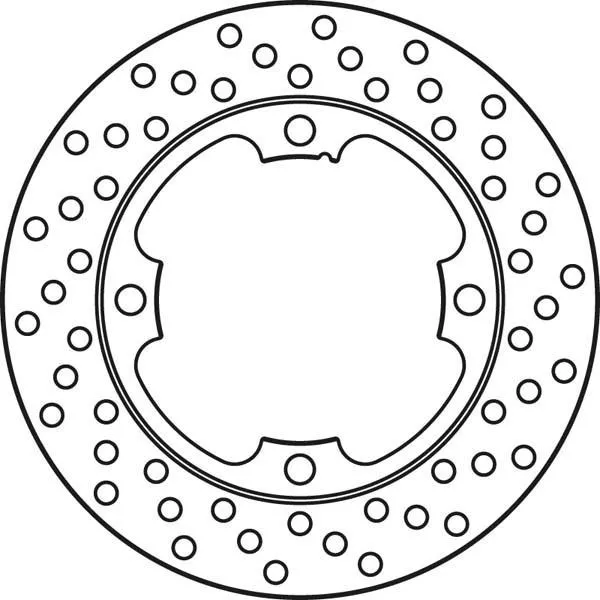 Диск тормозной задний Honda CBR600F / CBR600RR / CBR900RR (919RR-929RR-954RR) / CBR1000R / CBR1000RR