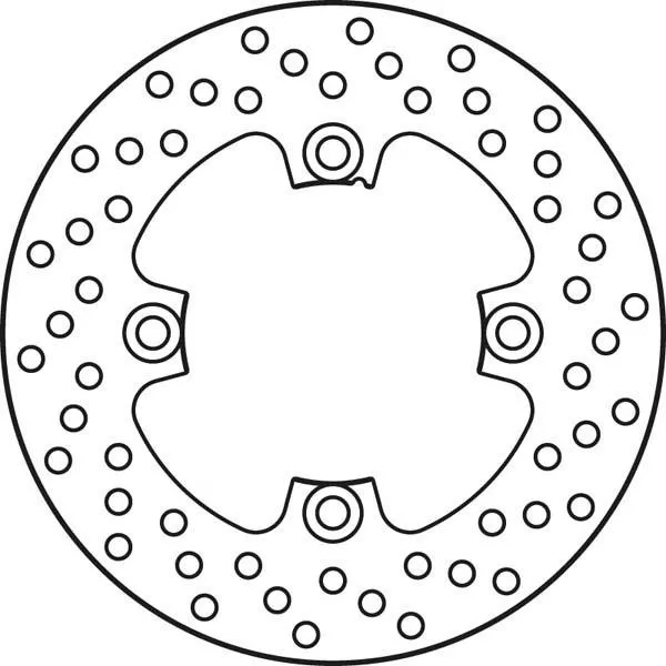 Диск тормозной задний Kawasaki ZX-6R / KLE650 / ER-6N / ER-6F / ZX-9R Ninja / ZX-10R (ZX1000)