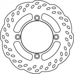 Диск тормозной задний Honda CB250-500-750-900 / NSS125-250 Forza / XL600-700 / FJS400-600 / Cagiva