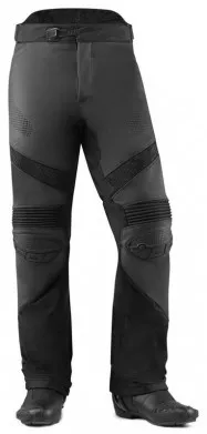 Мотоштаны кожаные ICON Hypersport черные