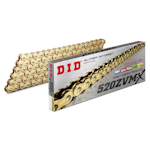 Усиленная цепь из серии 520 ZVM-X: DID 520ZVM-X Gold&Gold