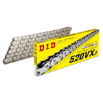Цепь из серии 520 VX3: DID 520VX3 Silver&Silver