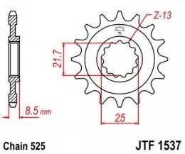 Звезда ведущая JTF1537