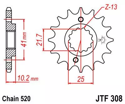 Звезда ведущая JTF308