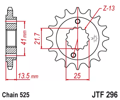 Звезда ведущая JTF296