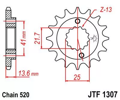 Звезда ведущая JTF1307