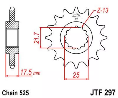 Звезда ведущая JTF297