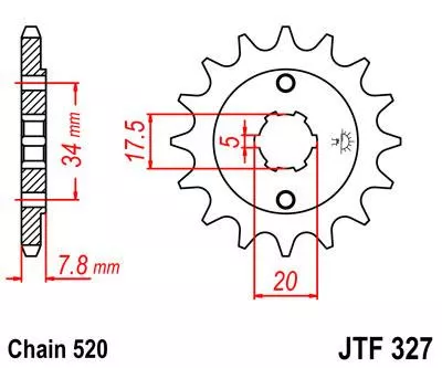 Звезда ведущая JTF327