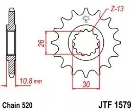 Звезда ведущая JTF1579