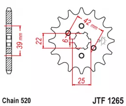 Звезда ведущая JTF1265