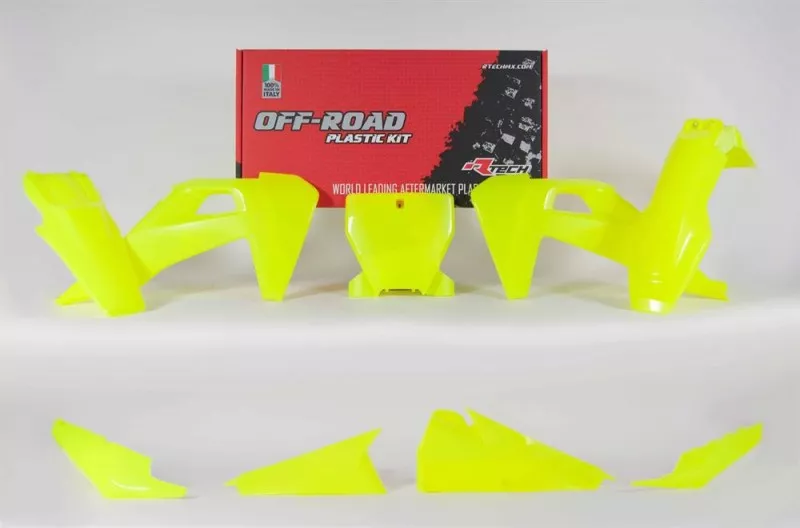 Комплект пластика Husqvarna TC/FC125-450/TX/FX300-450 19-22 # FC450RE 18-22 желтый неон