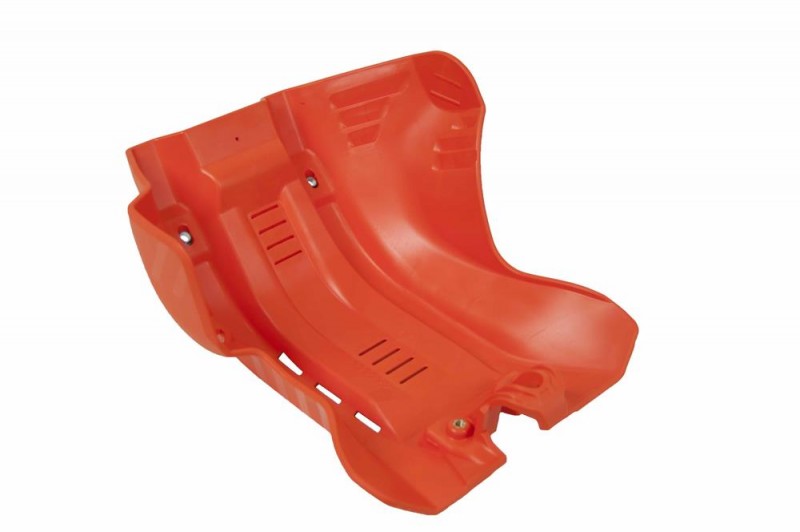 Защита двигателя пластиковая SXF250-350 16-18 EXCF250-350 17-23 оранжевая