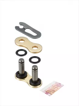 Замок цепи 520VX3 FJ золотой защелка