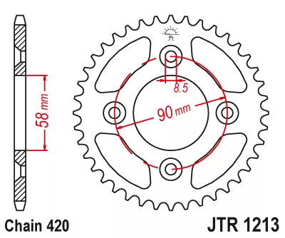 Звезда ведомая JTR1213