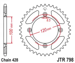 Звезда ведомая JTR798