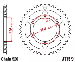 Звезда ведомая JTR9