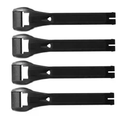 Ремешок длинный Gaerne GX-1 / SG-10 / SG-12 / Fastback черный (4шт)