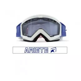 Кроссовые очки (маска) MUDMAX - WHITE / DOUBLE BLUE VENTILATED LENS NO PINS